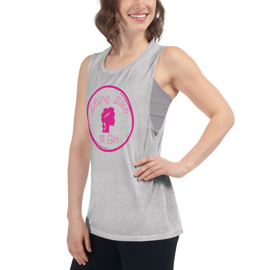 Lifting Like a Girl Ladies’ Muscle Tank - Fandom-Made