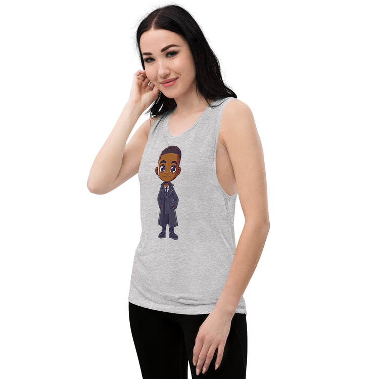 The 15th Doctor Women's Muscle Tank - Fandom-Made