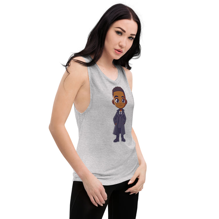 The 15th Doctor Women's Muscle Tank - Fandom-Made