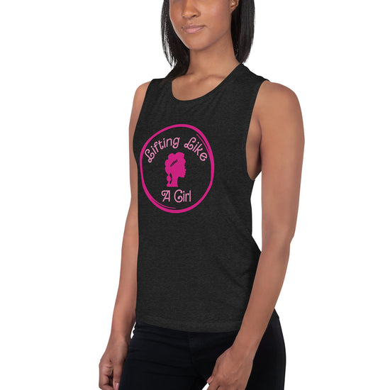 Lifting Like a Girl Ladies’ Muscle Tank - Fandom-Made