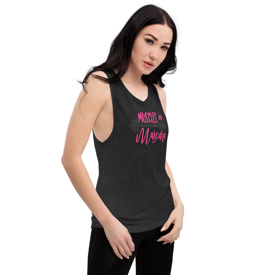 Muscles And Mascara Ladies’ Muscle Tank - Fandom-Made