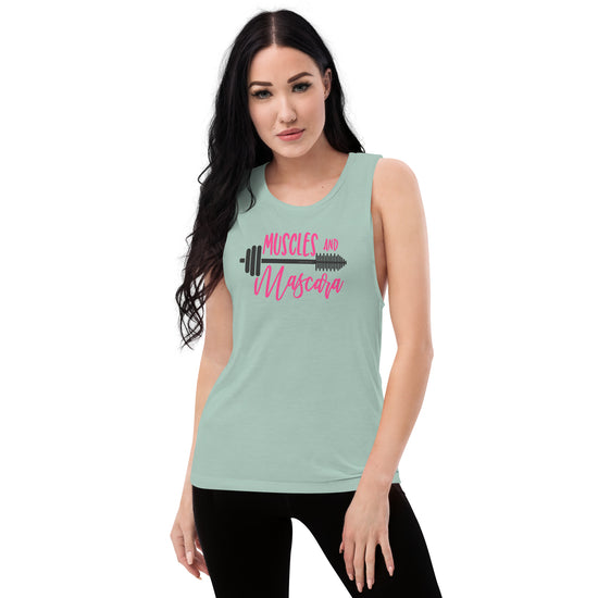 Muscles And Mascara Ladies’ Muscle Tank - Fandom-Made