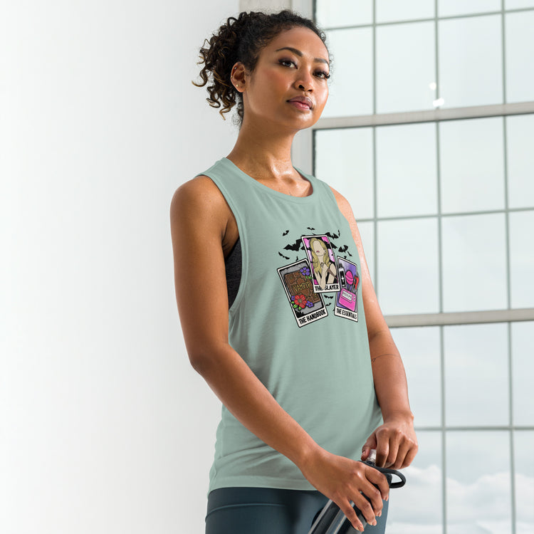 Buffy Tarot Cards Women's Muscle Tank - Fandom-Made