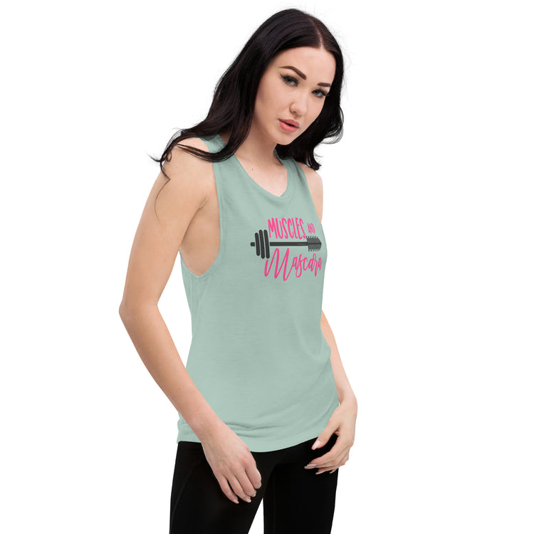 Muscles And Mascara Ladies’ Muscle Tank - Fandom-Made