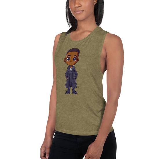 The 15th Doctor Women's Muscle Tank - Fandom-Made