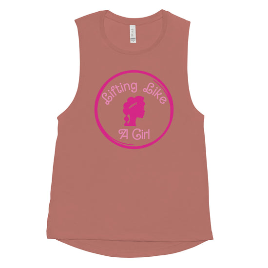 Lifting Like a Girl Ladies’ Muscle Tank - Fandom-Made