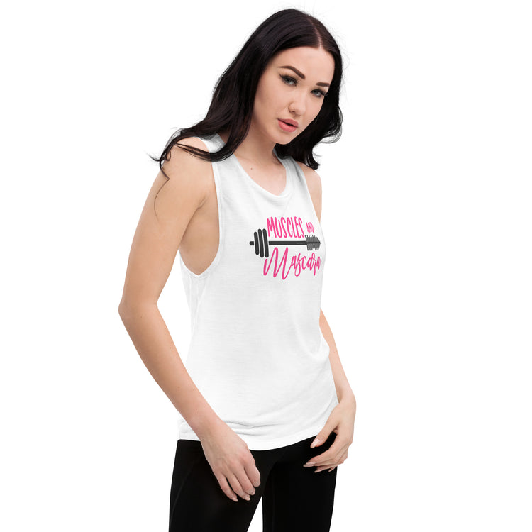 Muscles And Mascara Ladies’ Muscle Tank - Fandom-Made