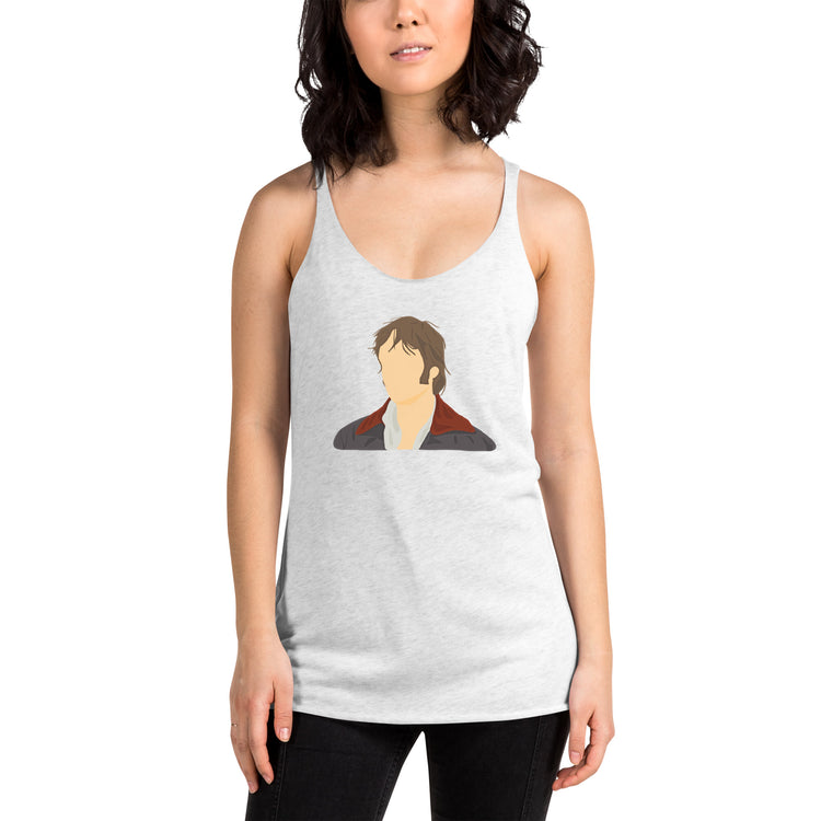 Mr. Darcy Women's Tri-Blend Racerback Tank Top - Fandom-Made