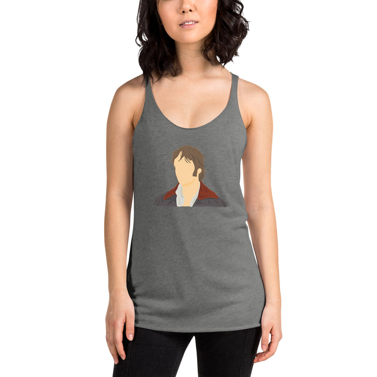 Mr. Darcy Women's Tri-Blend Racerback Tank Top - Fandom-Made