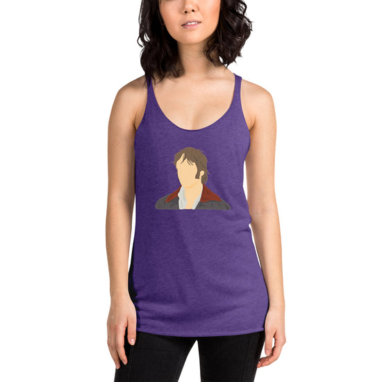 Mr. Darcy Women's Tri-Blend Racerback Tank Top - Fandom-Made