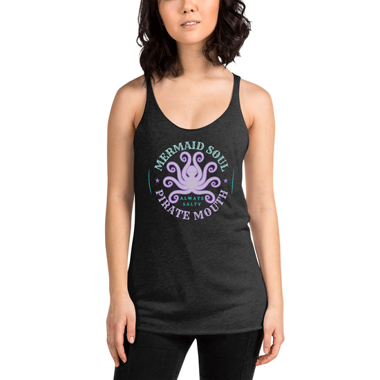 Mermaid Soul Pirate Mouth Women's Racerback Tank Top - Fandom-Made