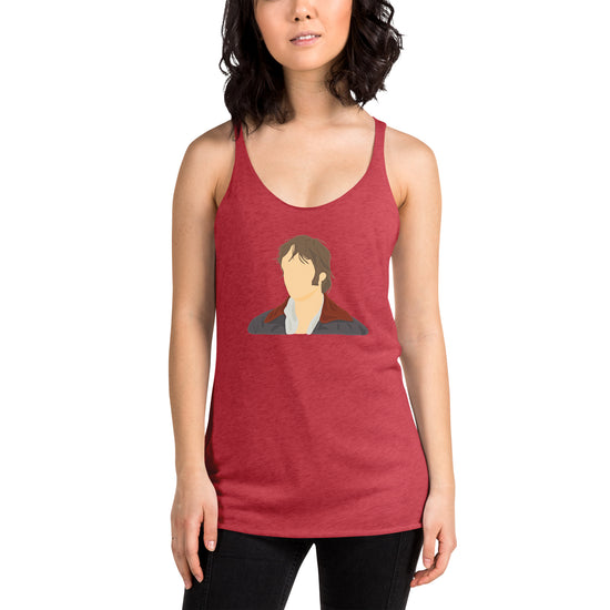 Mr. Darcy Women's Tri-Blend Racerback Tank Top - Fandom-Made