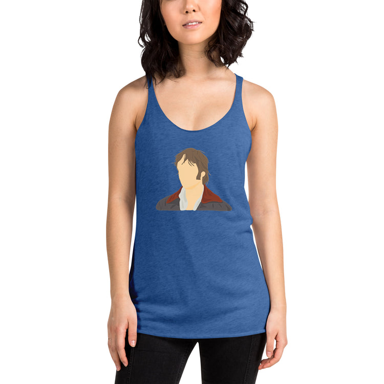 Mr. Darcy Women's Tri-Blend Racerback Tank Top - Fandom-Made