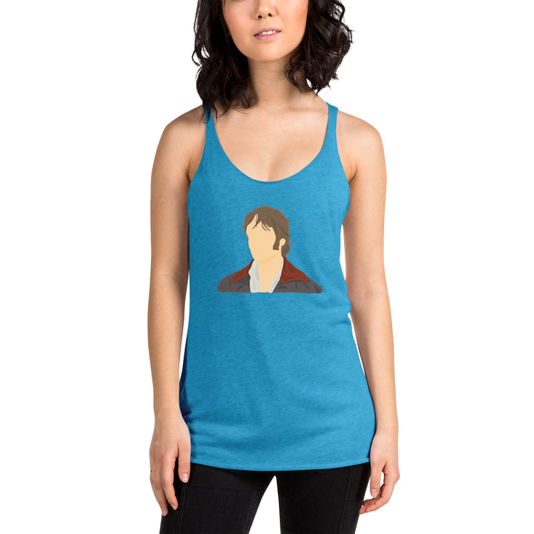 Mr. Darcy Women's Tri-Blend Racerback Tank Top - Fandom-Made