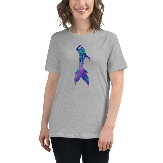 Mermaid Rising Women's Relaxed T-Shirt - Fandom-Made