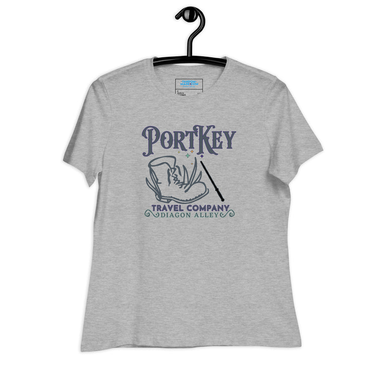 Port Key Travel Women's Relaxed T-Shirt - Fandom-Made