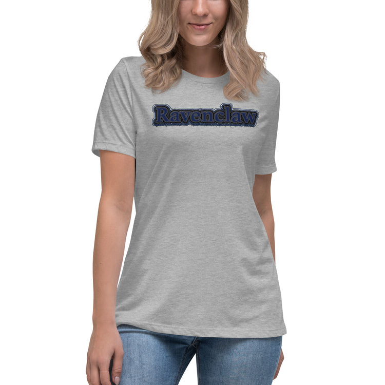 Ravenclaw Embroidery Design Women's Relaxed T-Shirt - Fandom-Made