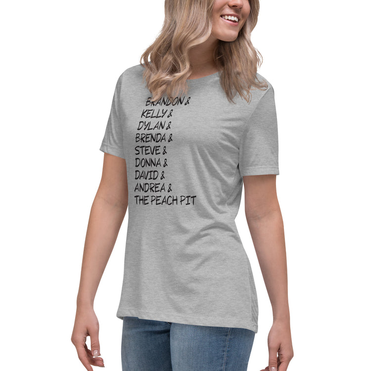 90210 Characters Women's Relaxed T-Shirt - Fandom-Made