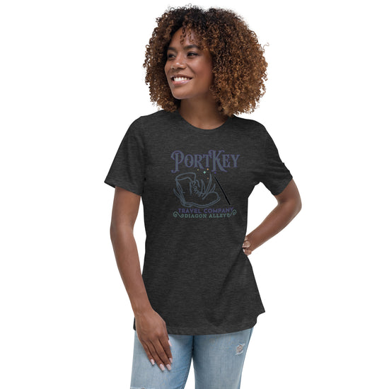 Port Key Travel Women's Relaxed T-Shirt - Fandom-Made