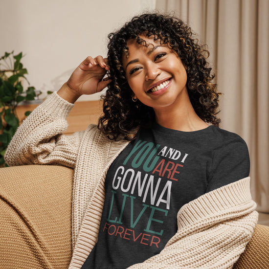 Live Forever Women's Relaxed T-Shirt - Fandom-Made