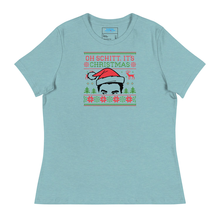 Oh Schitt It's Christmas Women's Relaxed T-Shirt - Fandom-Made