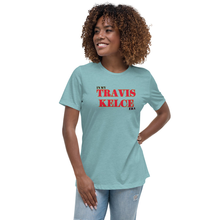 Travis Kelce Era Women's Relaxed T-Shirt - Fandom-Made