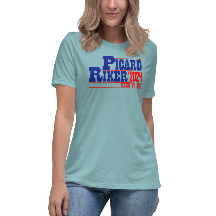 Picard Riker 2024 Women's Relaxed T-Shirt - Fandom-Made