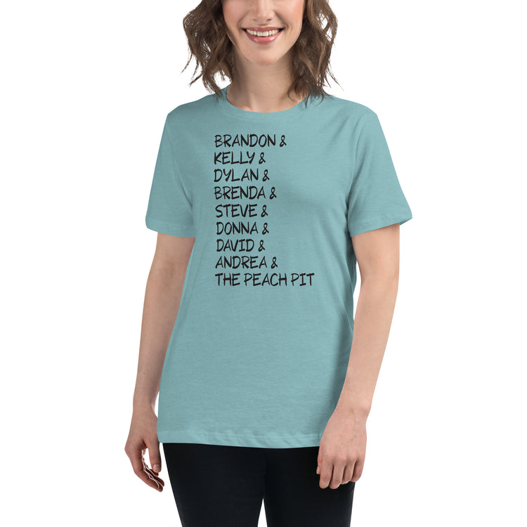 90210 Characters Women's Relaxed T-Shirt - Fandom-Made