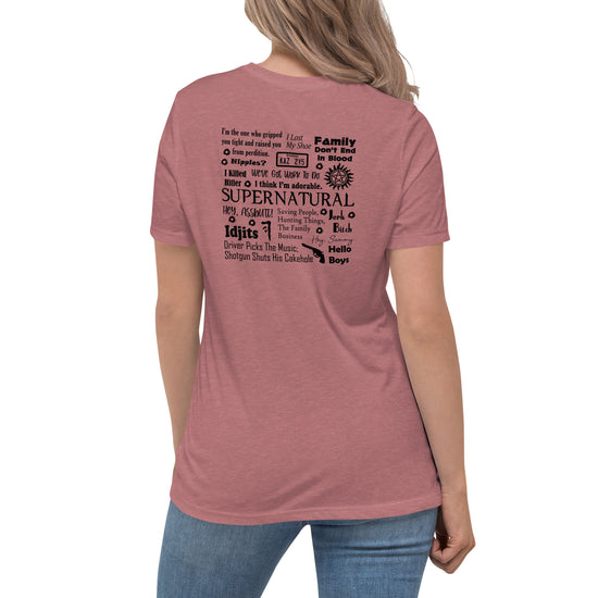 Supernatural Women's Relaxed T-Shirt - Fandom-Made