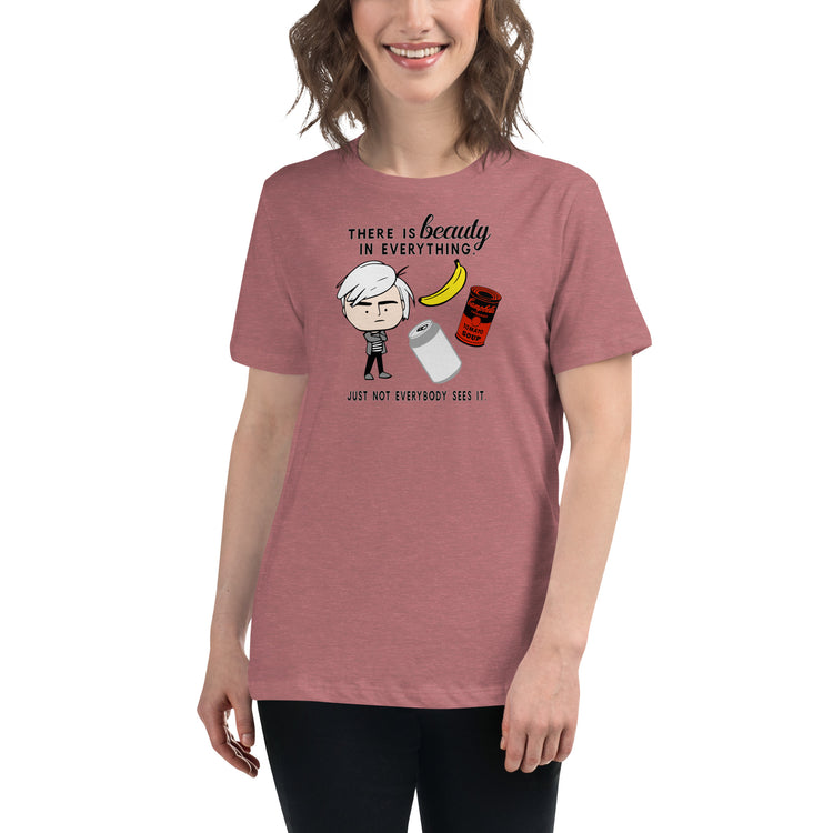 Andy Warhol Women's Relaxed T-Shirt - Fandom-Made