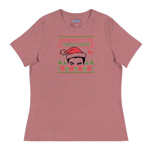 Oh Schitt It's Christmas Women's Relaxed T-Shirt - Fandom-Made