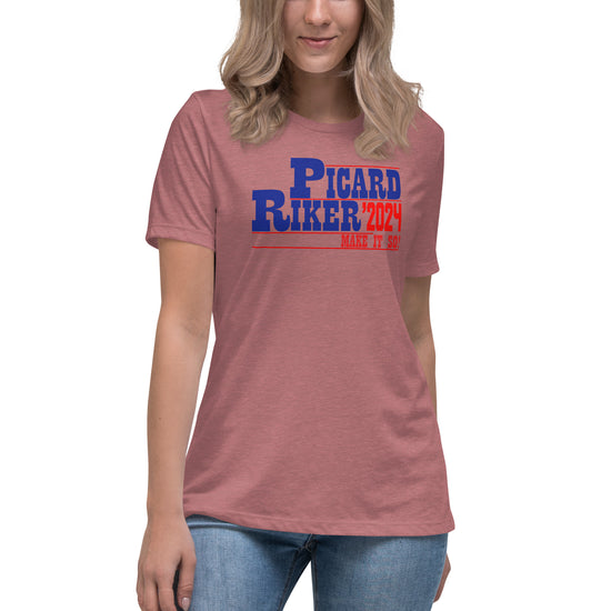 Picard Riker 2024 Women's Relaxed T-Shirt - Fandom-Made