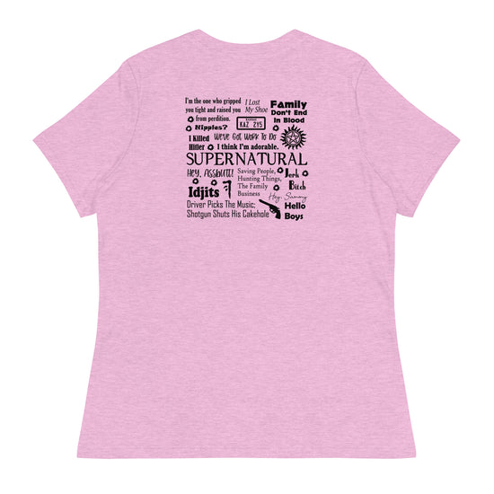Supernatural Women's Relaxed T-Shirt - Fandom-Made
