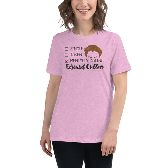 Mentally Dating Edward Cullen Women's Relaxed T-Shirt - Fandom-Made