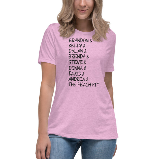 90210 Characters Women's Relaxed T-Shirt - Fandom-Made