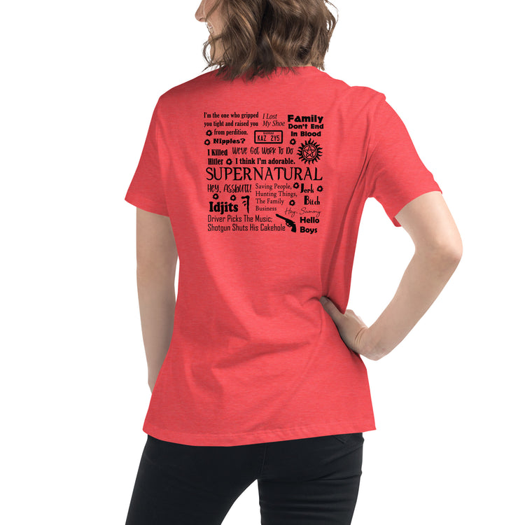 Supernatural Women's Relaxed T-Shirt - Fandom-Made