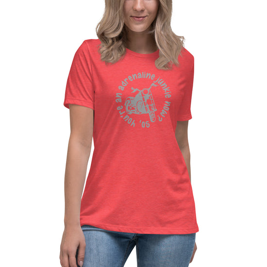 Adrenaline Junkie Women's Relaxed T-Shirt - Fandom-Made