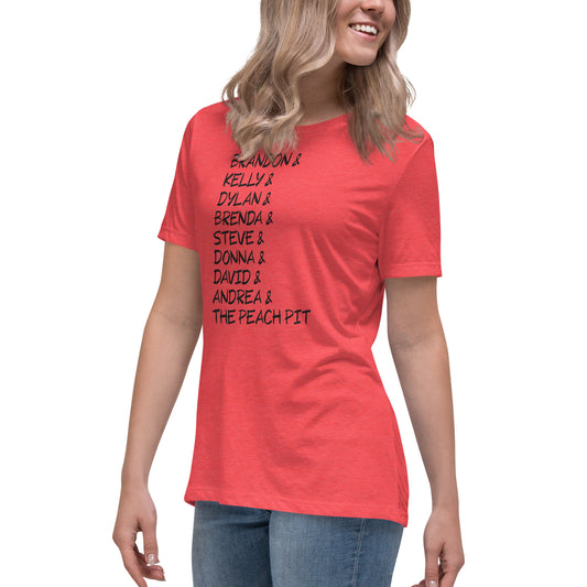 90210 Characters Women's Relaxed T-Shirt - Fandom-Made
