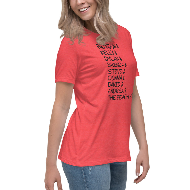 90210 Characters Women's Relaxed T-Shirt - Fandom-Made