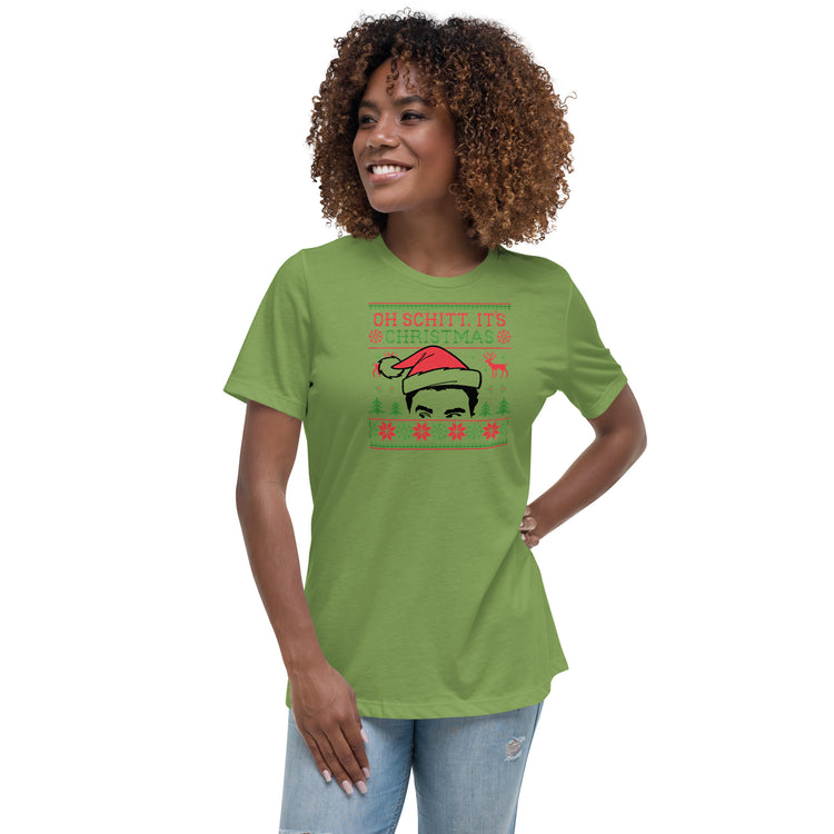 Oh Schitt It's Christmas Women's Relaxed T-Shirt - Fandom-Made