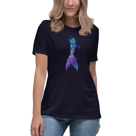 Mermaid Rising Women's Relaxed T-Shirt - Fandom-Made