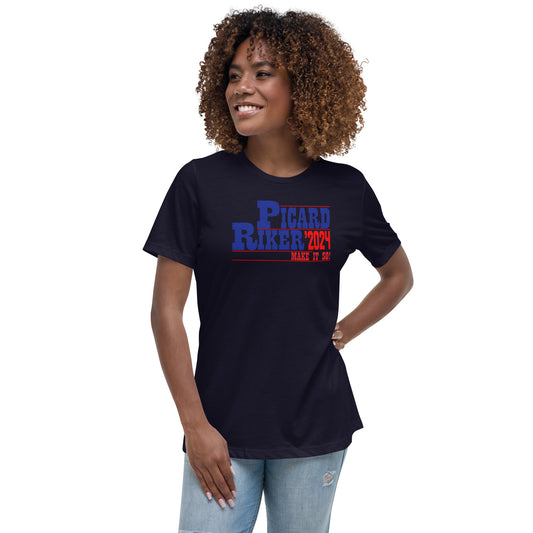 Picard Riker 2024 Women's Relaxed T-Shirt - Fandom-Made