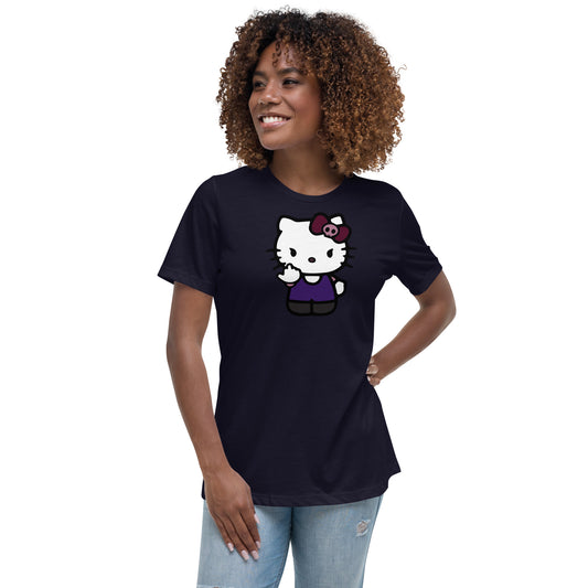 FU Kitty Women's Relaxed T-Shirt - Fandom-Made