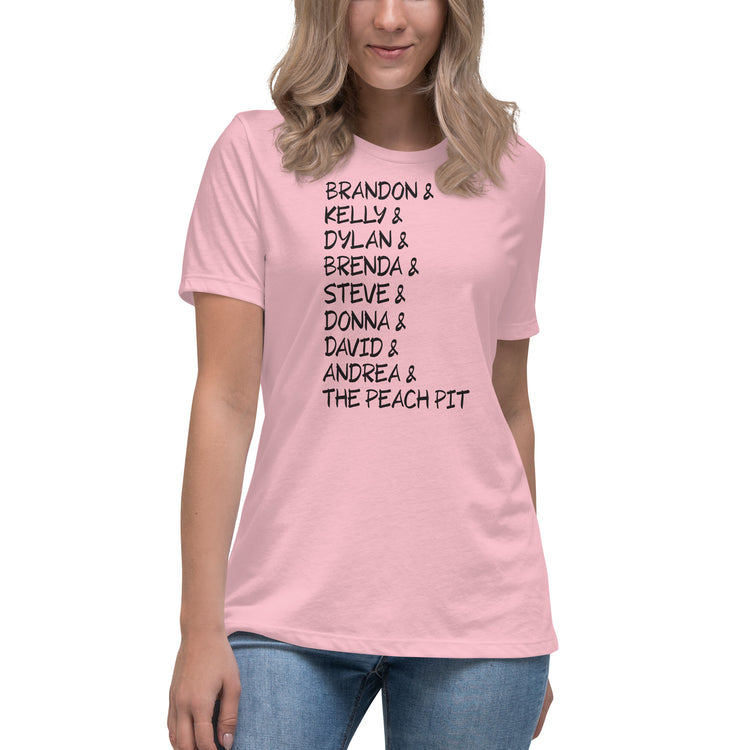 90210 Characters Women's Relaxed T-Shirt - Fandom-Made