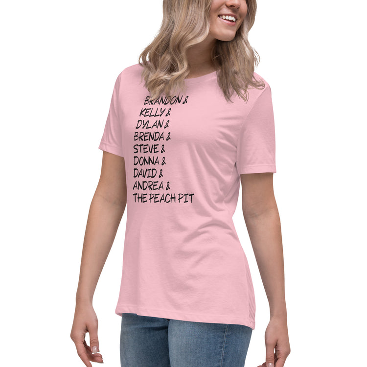 90210 Characters Women's Relaxed T-Shirt - Fandom-Made