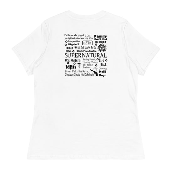 Supernatural Women's Relaxed T-Shirt - Fandom-Made