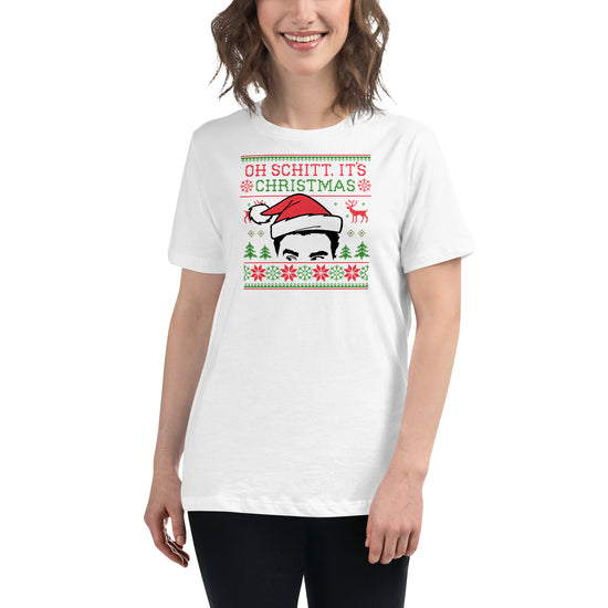 Oh Schitt It's Christmas Women's Relaxed T-Shirt - Fandom-Made