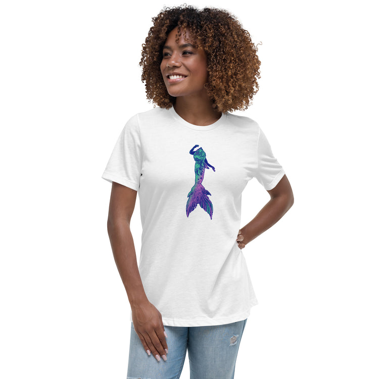 Mermaid Rising Women's Relaxed T-Shirt - Fandom-Made
