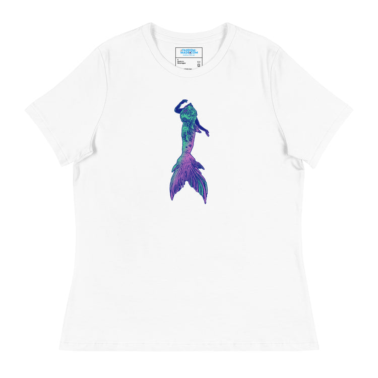 Mermaid Rising Women's Relaxed T-Shirt - Fandom-Made