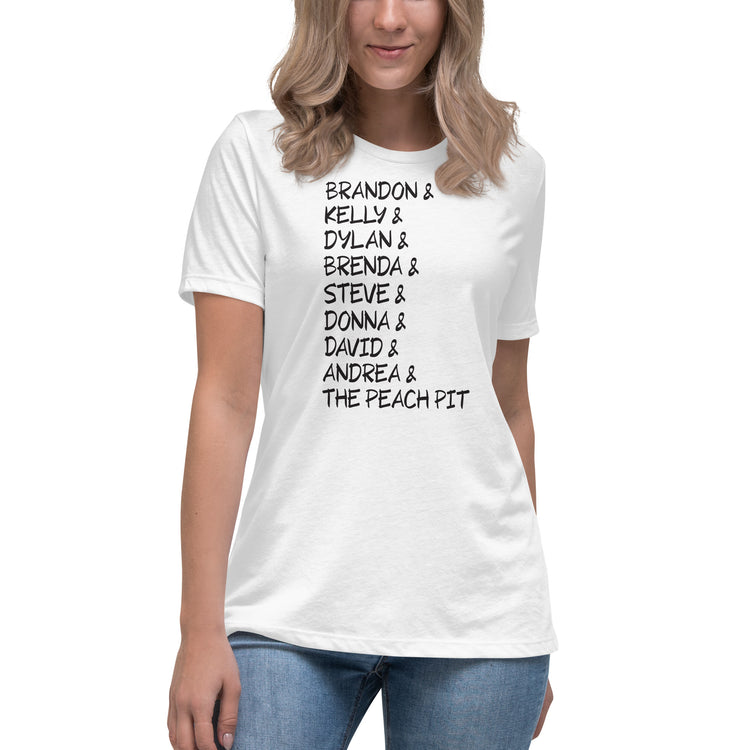 90210 Characters Women's Relaxed T-Shirt - Fandom-Made